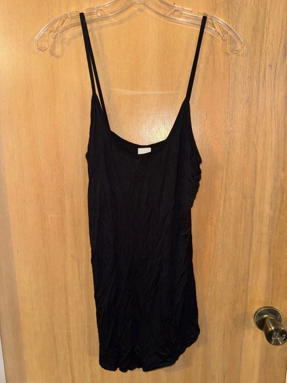 TYLIE Spaghetti Strap Tank /Mini Dress Made in USA Soft Cotton Extra Small